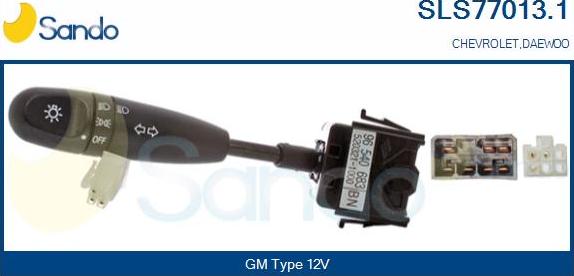 Sando SLS77013.1 - Выключатель на рулевой колонке abcparts.ee