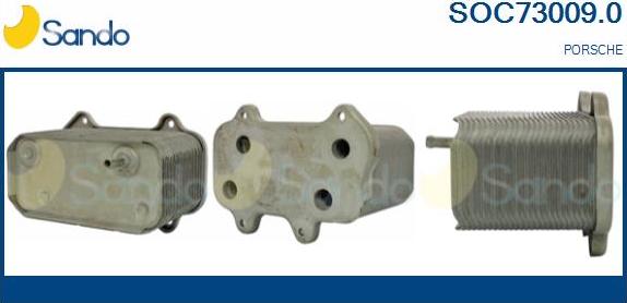 Sando SOC73009.0 - Масляный радиатор, двигательное масло abcparts.ee