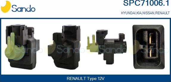Sando SPC71006.1 - Преобразователь давления ОГ, EGR abcparts.ee