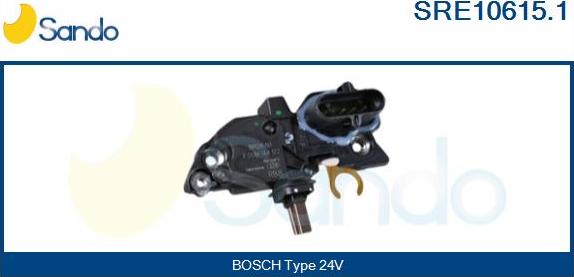 Sando SRE10615.1 - Регулятор напряжения, генератор abcparts.ee