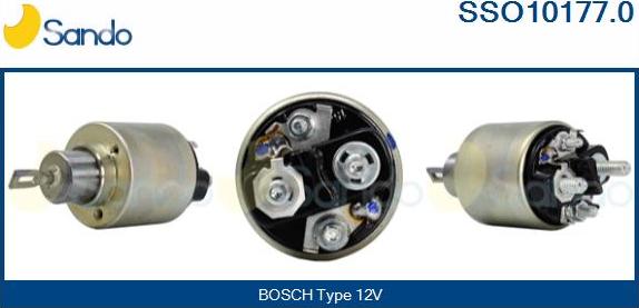 Sando SSO10177.0 - Тяговое реле, соленоид, стартер abcparts.ee