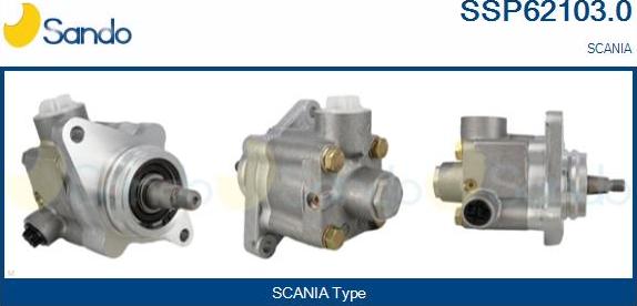 Sando SSP62103.0 - Гидравлический насос, рулевое управление, ГУР abcparts.ee