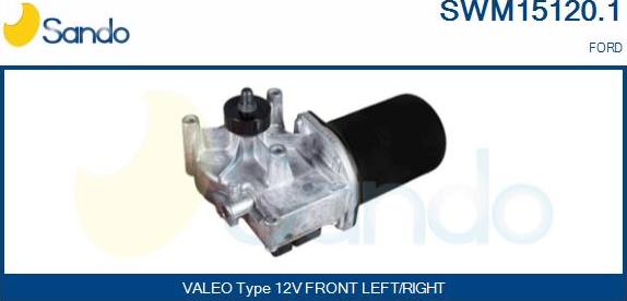 Sando SWM15120.1 - Двигатель стеклоочистителя abcparts.ee