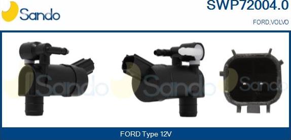 Sando SWP72004.0 - Klaasipesuvee pump,klaasipuhastus abcparts.ee