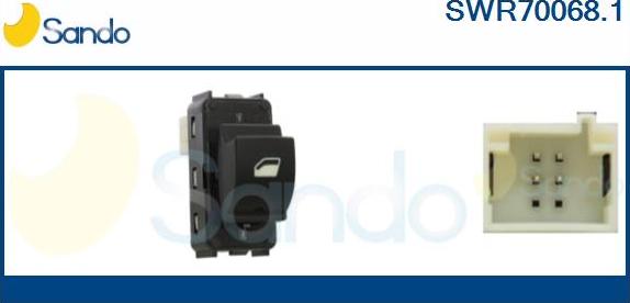 Sando SWR70068.1 - Выключатель, стеклоподъемник abcparts.ee