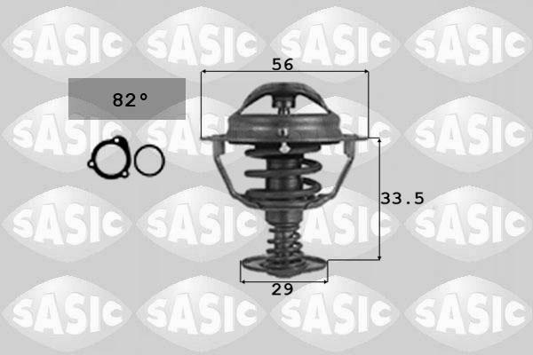 Sasic 9000739 - Термостат охлаждающей жидкости / корпус abcparts.ee