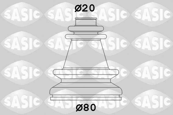 Sasic 4003454 - Пыльник, приводной вал abcparts.ee