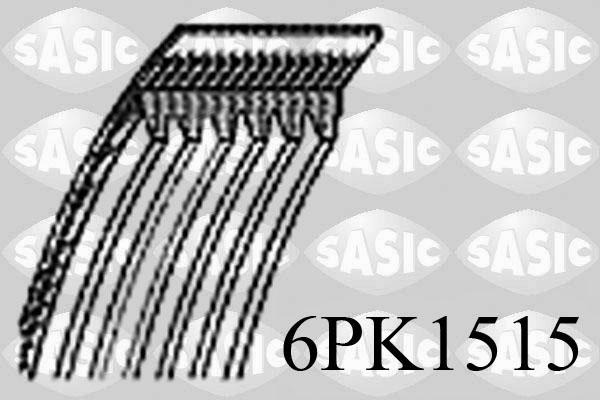 Sasic 6PK1515 - Поликлиновой ремень abcparts.ee