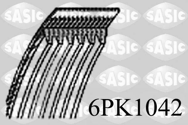 Sasic 6PK1042 - Поликлиновой ремень abcparts.ee