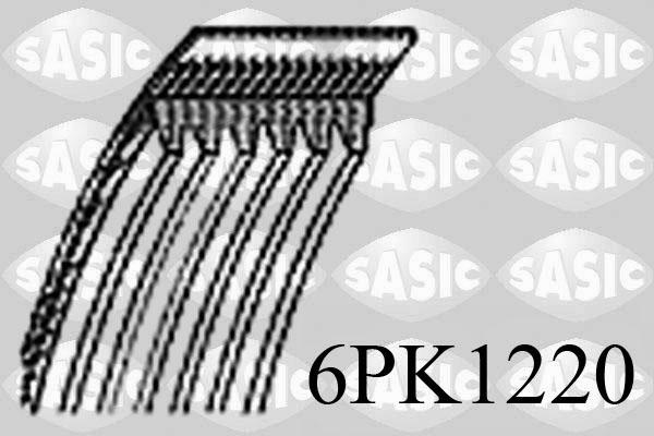 Sasic 6PK1220 - Поликлиновой ремень abcparts.ee