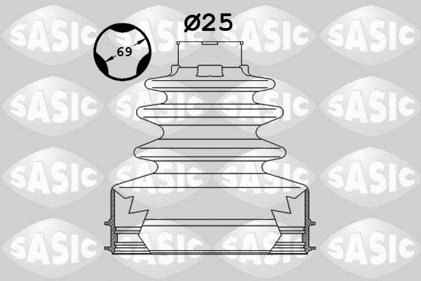 Sasic 1906088 - Пыльник, приводной вал abcparts.ee