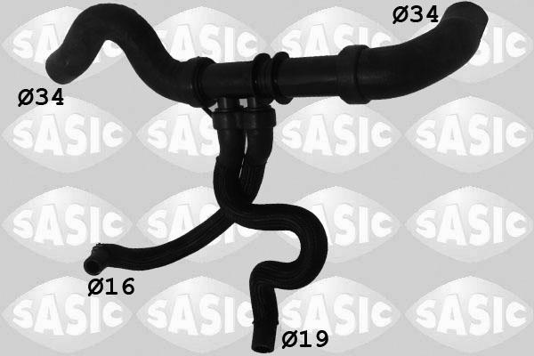 Sasic 3404101 - Шланг радиатора abcparts.ee