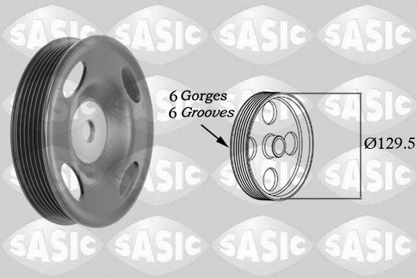 Sasic 2150047 - Шкив коленчатого вала abcparts.ee