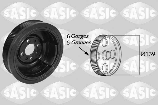 Sasic 2150065 - Шкив коленчатого вала abcparts.ee