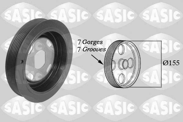 Sasic 2150078 - Шкив коленчатого вала abcparts.ee