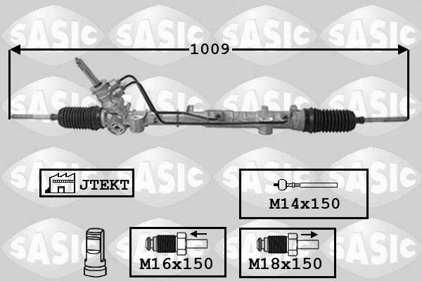 Sasic 7174017 - Рулевой механизм, рейка abcparts.ee