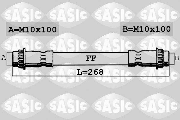Sasic SBH4064 - Тормозной шланг abcparts.ee