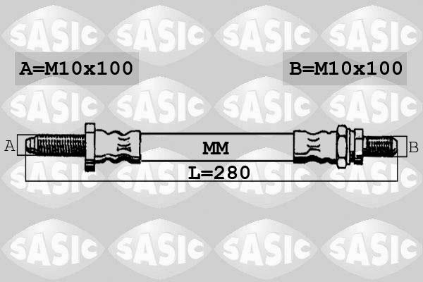 Sasic SBH6324 - Тормозной шланг abcparts.ee