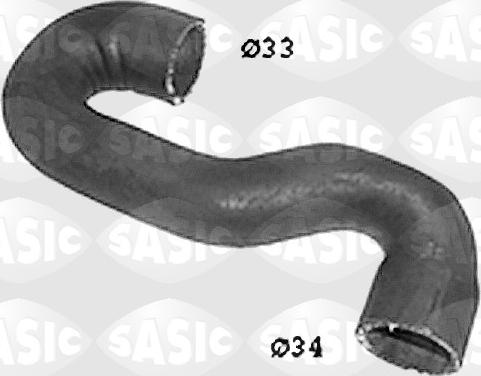 Sasic SWH6755 - Шланг радиатора abcparts.ee