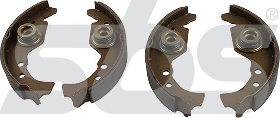 SBS 18502723486 - Комплект тормозных колодок, барабанные abcparts.ee