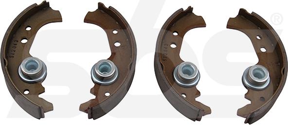SBS 18502723383 - Комплект тормозных колодок, барабанные abcparts.ee
