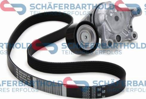 Schferbarthold 300 16 601 01 12 - Поликлиновый ременный комплект abcparts.ee