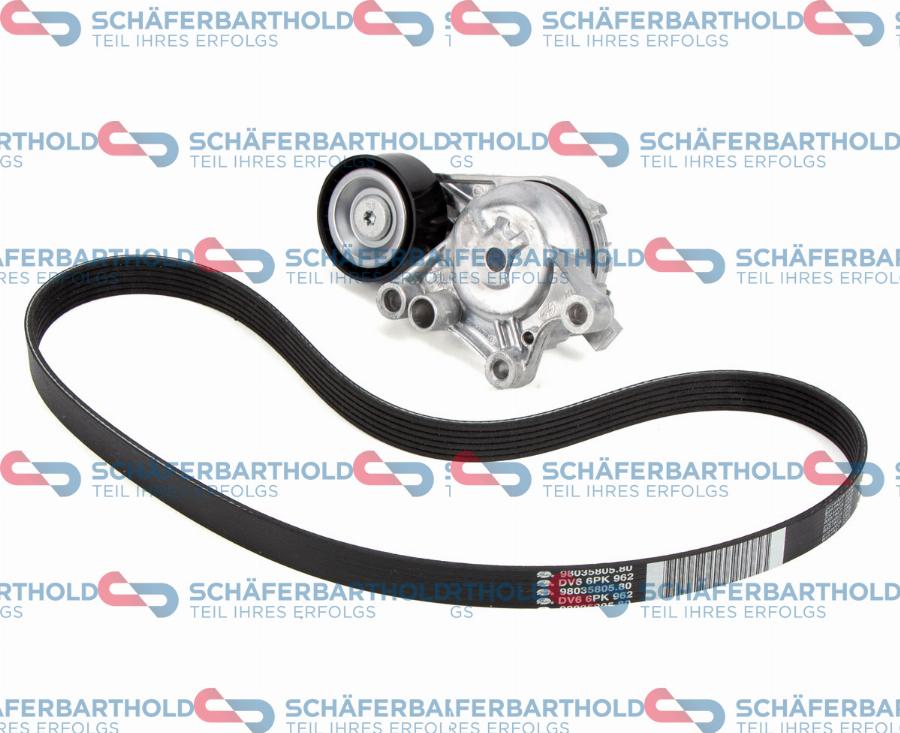Schferbarthold 300 27 050 01 11 - Поликлиновый ременный комплект abcparts.ee