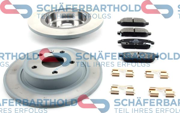 Schferbarthold 315 16 593 01 11 - Дисковый тормозной механизм, комплект abcparts.ee