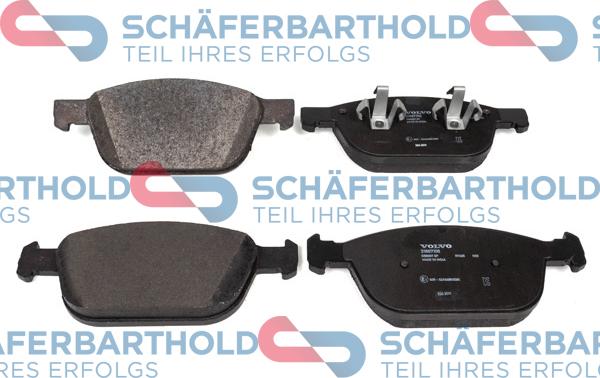 Schferbarthold 315 38 117 01 11 - Тормозные колодки, дисковые, комплект abcparts.ee