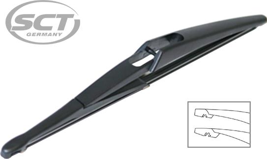 SCT-MANNOL 9484 REAR WIPER - Щетка стеклоочистителя abcparts.ee