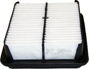 SCT-MANNOL SB 916 - Воздушный фильтр двигателя abcparts.ee