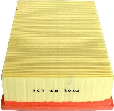 SCT-MANNOL SB 2092 - Воздушный фильтр двигателя abcparts.ee