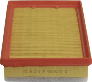 SCT-MANNOL SB 2249 - Воздушный фильтр двигателя abcparts.ee