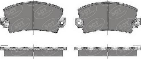 SCT-MANNOL SP 485 PR - Тормозные колодки, дисковые, комплект abcparts.ee