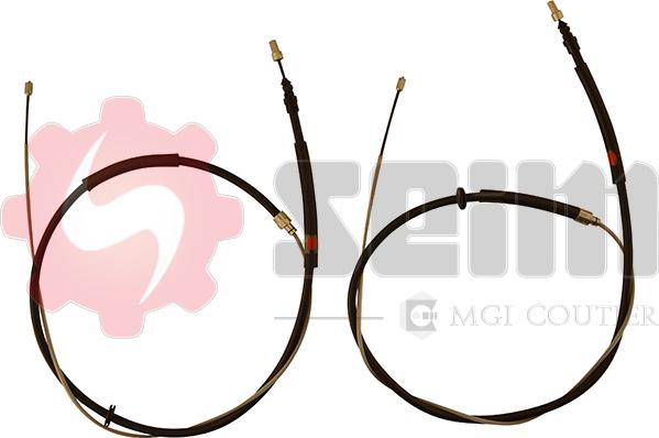 Seim 805076 - Тросик, cтояночный тормоз abcparts.ee