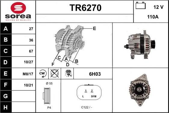 Sera TR6270 - Генератор abcparts.ee