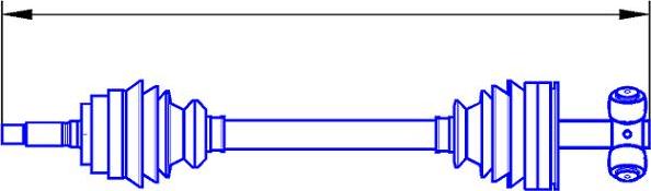 Sercore 12854 - Приводной вал abcparts.ee