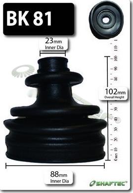 Shaftec BK81 - Пыльник, приводной вал abcparts.ee