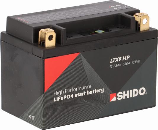 SHIDO LTX9 HP LION -S- - Стартерная аккумуляторная батарея, АКБ abcparts.ee
