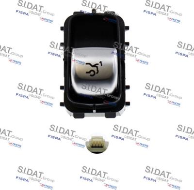 Sidat 640381A2 - Выключатель, замок задней двери abcparts.ee