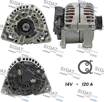 Sidat A12BH0068A2 - Генератор abcparts.ee