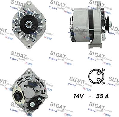 Sidat A12BH0347A2 - Генератор abcparts.ee