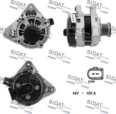 Sidat A12DE1402A2 - Генератор abcparts.ee