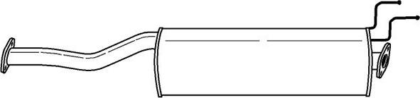 Sigam 78400 - Средний глушитель выхлопных газов abcparts.ee