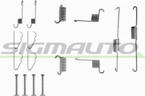 SIGMAUTO SK0661 - Комплектующие, барабанный тормозной механизм abcparts.ee