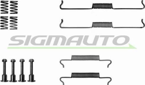 SIGMAUTO SK0041 - Комплектующие, барабанный тормозной механизм abcparts.ee