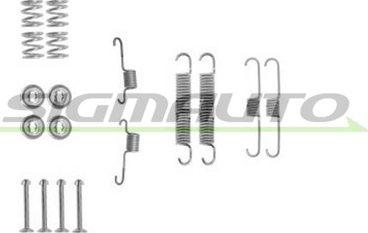 SIGMAUTO SK0012 - Комплектующие, барабанный тормозной механизм abcparts.ee