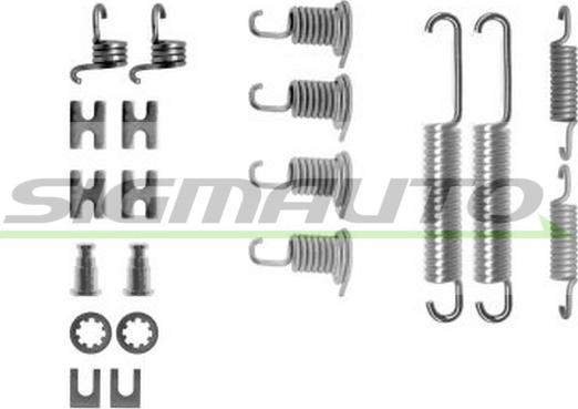 SIGMAUTO SK0702R - Комплектующие, барабанный тормозной механизм abcparts.ee