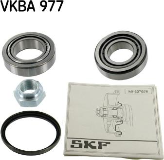 SKF VKBA 977 - Комплект подшипника, ступицы колеса abcparts.ee