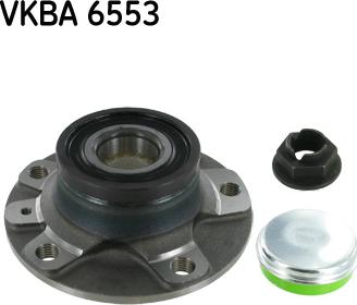 SKF VKBA 6553 - Комплект подшипника, ступицы колеса abcparts.ee